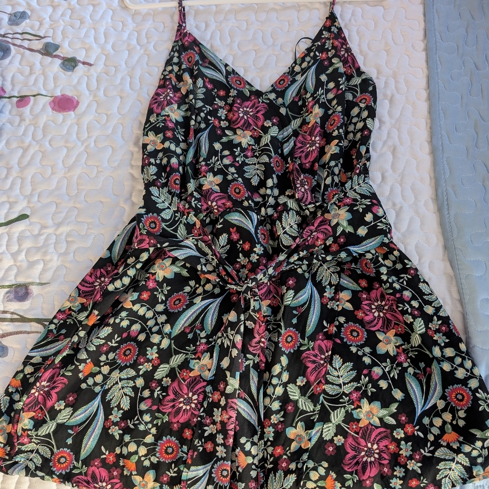 Paper Crane Floral Dress